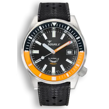 Hodinky Squale Matic Satin Orange Milanaise náramek