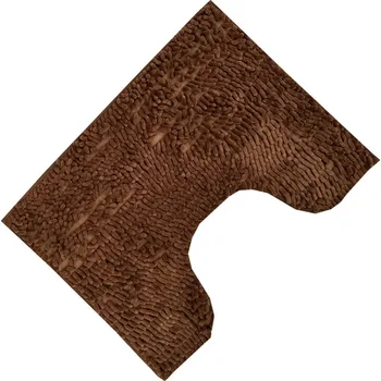 Koupelnová předložka Numberoplus Měkká WC předložka 50x40cm - Standart Barva: Hnědá