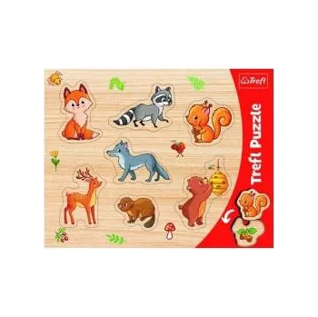 Puzzle E-myslivost Vkládačka - puzzle - lesní zvířátka