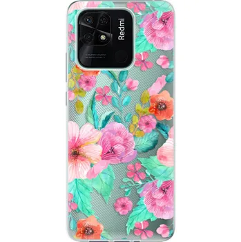 Pouzdro na mobilní telefon Odolné silikonové pouzdro iSaprio - Flower Pattern 01 - Xiaomi Redmi 10C