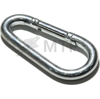 MTR Karabina hasičská vejčitý tvar DIN 5299B Zn Varianta: Karabina hasičská vejčitý tvar DIN 5299B 50mm Zn