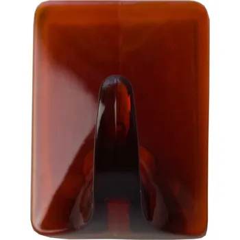 Věšák Eprodoma Háček samolepící velký obdélník HNĚDÝ,4ks