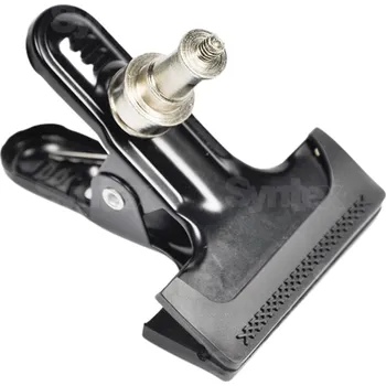 Stativ AVX Profesionální kovová svorka s klipsnou a závitem 1/4" pro fixování pozadí