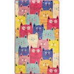 Dětský koberec Cats 140x190 cm vícebarevný