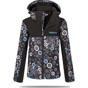 Chlapecká bunda Chlapecká softshellová bunda - NEVEREST I-6296cc, černo-modrá Barva: Černá, Velikost: 92