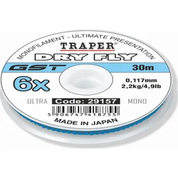 Muškařský vlasec Traper GST Dry Fly 30m 0.166mm/3.80kg