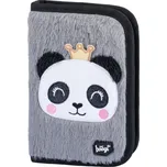 BAAGL Školní penál klasik dvě chlopně Panda A-7707