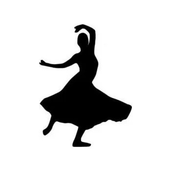 ARTEMISS Tanečnice - plastová šablona 082 Rozměr: B 14,5x14,5cm