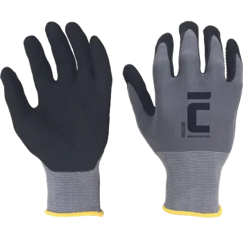 Pracovní rukavice WIGEON rukavice nylon/elast - nitril - v. 9