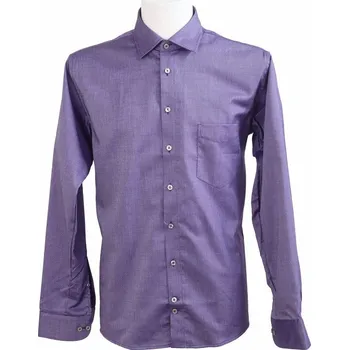 Pánská košile HEDVA ČESKÝ BROKÁT Košile Hatico DR 100% ba fialová Velikost: 44