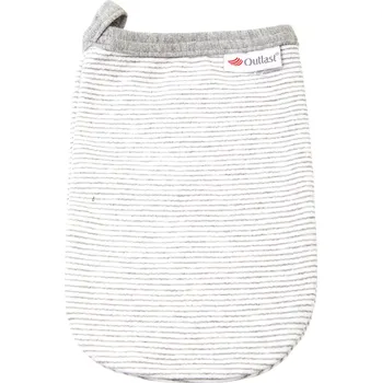 Dívčí oblečení Little Angel Žínka smyk Outlast® - pruh bílošedý melír