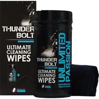 Auto-moto UNPASS Thunderbolt čisticí ochranné ubrousky 35ks + mikrovláknová utěrka
