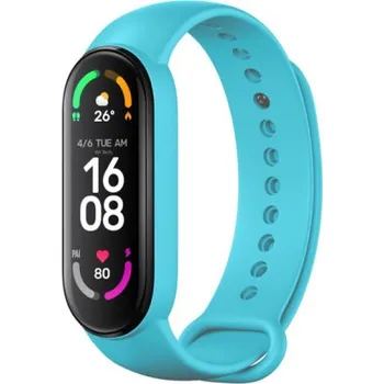Příslušenství k fitness náramku Řemínek RhinoTech na Xiaomi Mi Band 7 / Mi Band 6 / Mi Band 5 - nebesky modrý RHTRTACC045