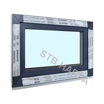 Okno Okno 90x60 antracit TROJSKLO