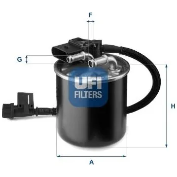 Autodíl Palivový filtr UFI 24.149.00