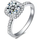 Royal Fashion stříbrný prsten HA-XJZ003-SILVER-MOISSANITE-ZIRCON Velikost: 6 (EU: 51-53)