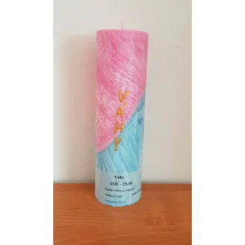 Svíčka Váhy 23.9. - 23.10., Vůně heřmánek