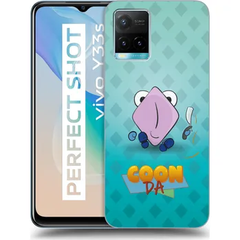 Pouzdro na mobilní telefon Picasee silikonový černý obal pro Vivo Y33s - COONDA holátko - světlá