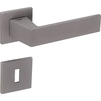 Dveřní kování MP KOVÁNÍ TI - MAYA - HR 3033 5S Provedení: KL/KL. na rozetách (bez spodní rozety), Povrch: NP - nikl perla