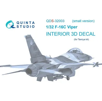 Plastikový model Quinta studio 1/32 F-16C 3D-Printed & col.Interior (TAM) - SMALL