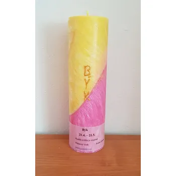 Svíčka Býk 21.4. - 21.5., Vůně lilie