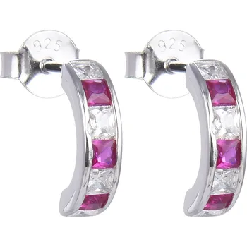 Náušnice NUBIS® Stříbrné puzetové náušnice - NB-3715