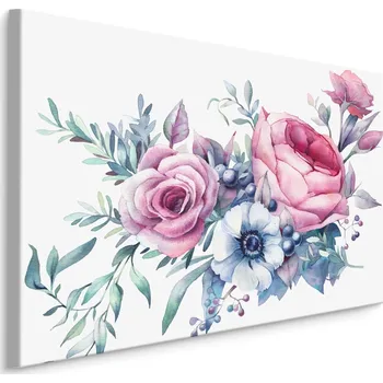Obraz Plátno Obraz Malovaných Růží IV. Varianta: 30x20