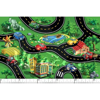 Fleece antipiling, Silnice ve vesnici