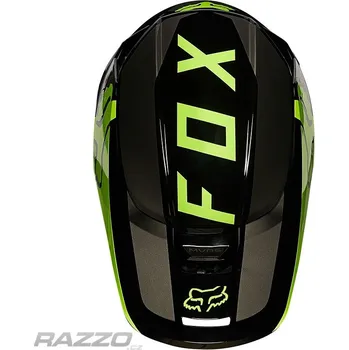 Helma na motorku Náhradní kšilt helmy FOX V1 REVN Visor Flo Yellow 21 M