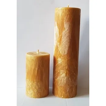 Svíčka Oltářní hnědá svíčka, Druh c) Válec - průměr 6,2cm, výška 10,7cm