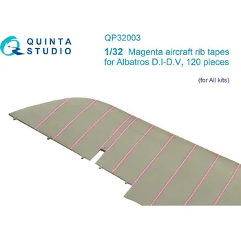 Plastikový model Quinta studio 1/32 Magenta rib tapes Albatros D.I-D.V (all kits)