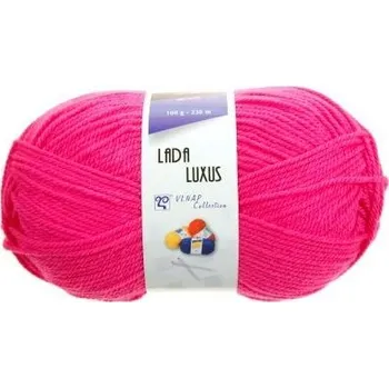 Příze Příze Lada Luxus, růžová, 52723