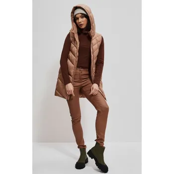 Dámská vesta Vesta Moodo Z-KA-3909 coffee XS