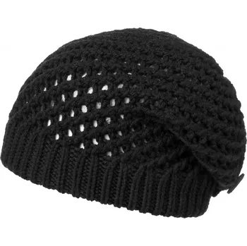 Klobouk Zimní pletená čepice Beanie Barascon - ČERNÁ