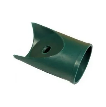 Příslušenství pro plot PVC - 48 mm PVC čepička na vzpěru šikmá zelená, koncovka na vzpěru