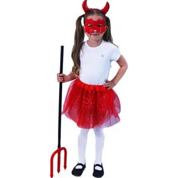 Karnevalový doplněk Kostým karnevalový tutu sukně čertice - dětský