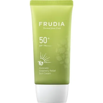 Frudia Sun Avocado Greenery Relief hydratační ochranný krém pro citlivou pleť SPF 50+ 50 g