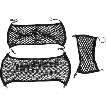 Vana do kufru Škoda Auto Síťový program do kufru Škoda Karoq (od roku 2017>) 3 ks, originál černá