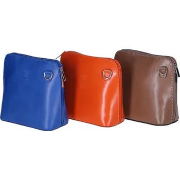 Kabelka 5128 kožená kabelka malá barva: oranžová