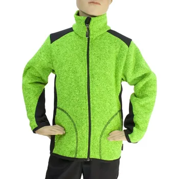 Dívčí oblečení Fantom Dětský svetr se SOFTSHELLEM - ZELENÝ KONFEKČNÍ VELIKOST: 104