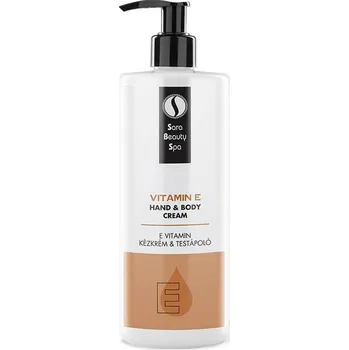 Masážní přípravek Hydratační krém Sara Beauty Spa - Vitamín E 500 ml