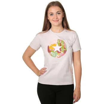 Dámské tričko tričko Converse Metallic Desert Rave/10024800 - A03/Barely Rose M