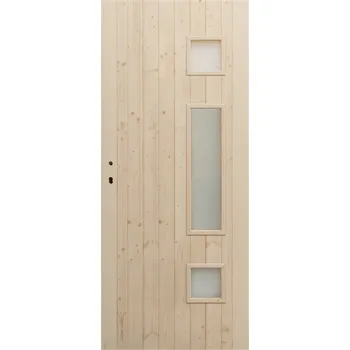 Interiérové dveře Hrdinka Palubkové dveře Trimax - panty 90 cm Levé