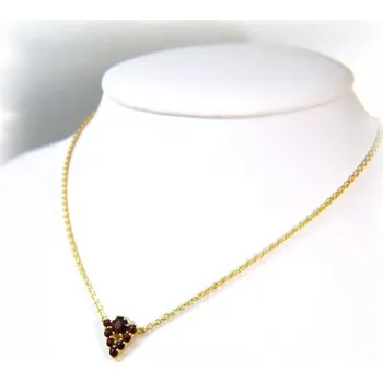 Náhrdelník žluté zlato 45 cm