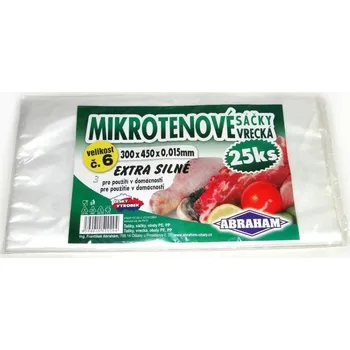 Mikrotenové sáčky, 30 x 45 cm, 15 mikronů, 25 ks
