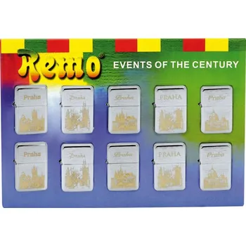 Zapalovač Benzínový zapalovač Remo Praha 07777