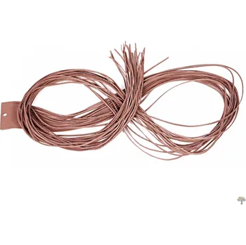 Magieprirody.cz Plochý kožený řemínek - světle hnědý 95 cm / 2 mm #03