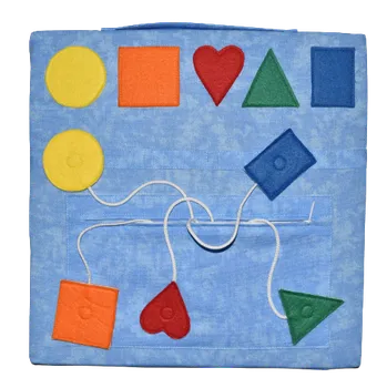 Dřevěná hračka Didaktická výuková deska - tvary