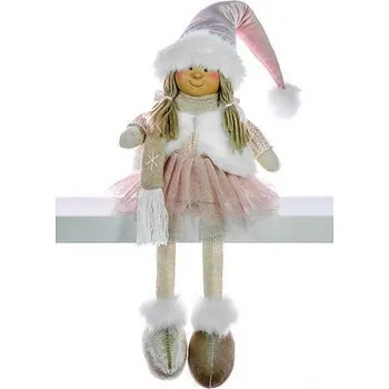 plyšák Dekorace XmMX108, Holčička, 33 cm