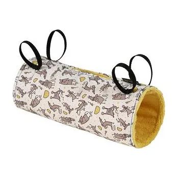 pelíšek pro malé zvíře Závěsný tunel trendy s karabinami